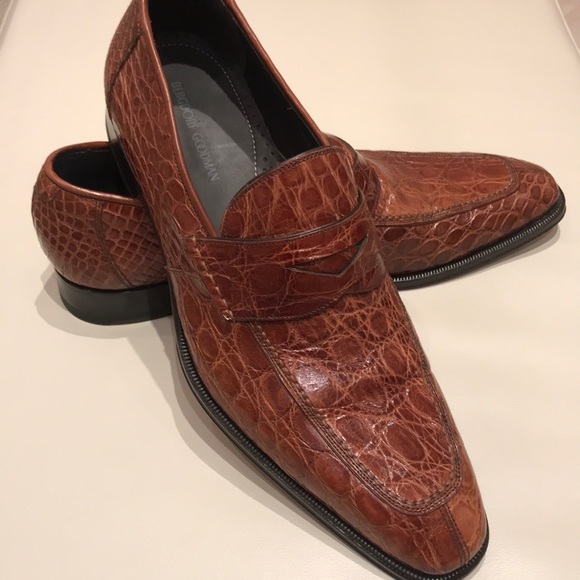 Bergdorf Goodman Other - 🍒HPx3🍒Alligator shoes by Bergdorf Goodman Men’s Genuine aligator